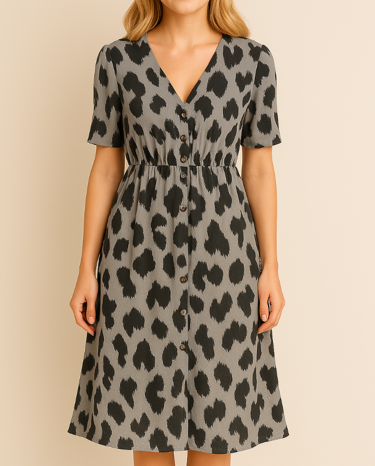 Hilma™ | Leopardklänning