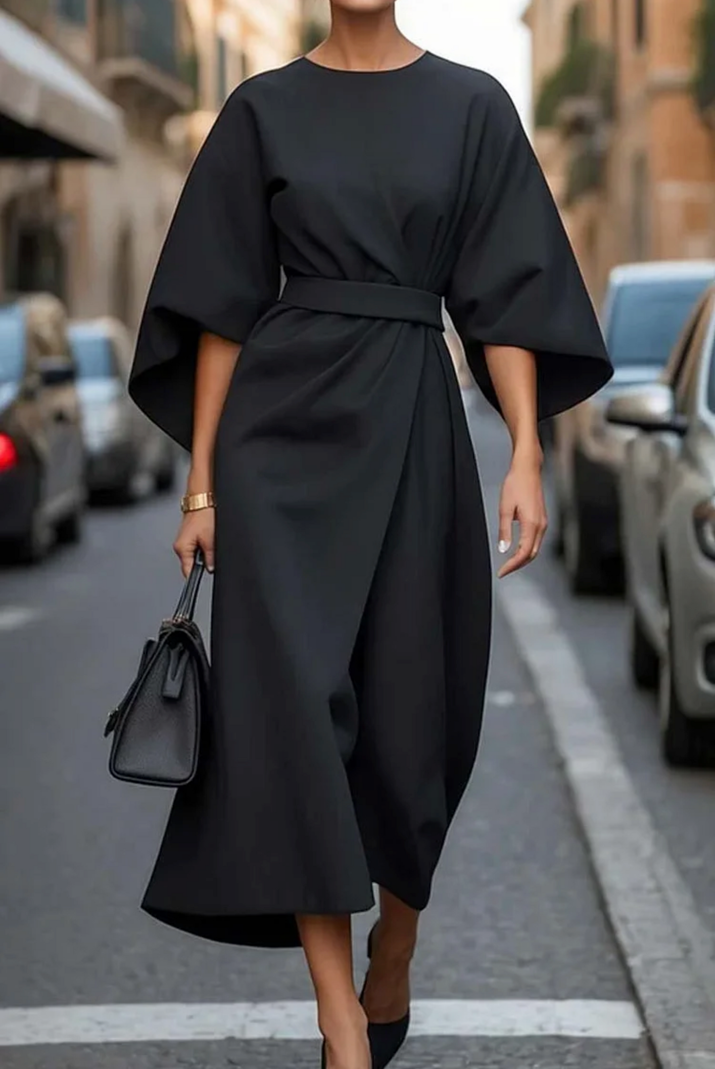 Lena™ | Elegant Klänning – Tidlös Stil för Alla Tillfällen