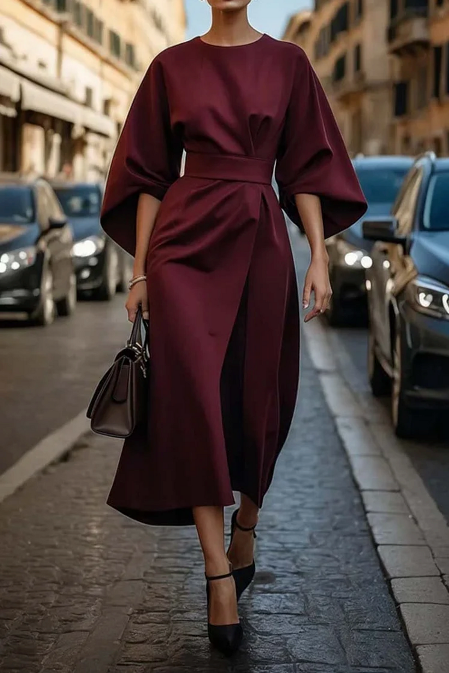 Lena™ | Elegant Klänning – Tidlös Stil för Alla Tillfällen