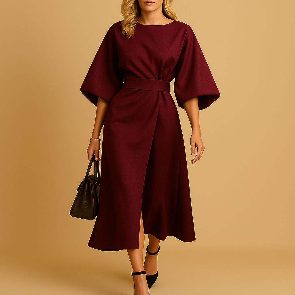 Lena™ | Elegant Klänning – Tidlös Stil för Alla Tillfällen