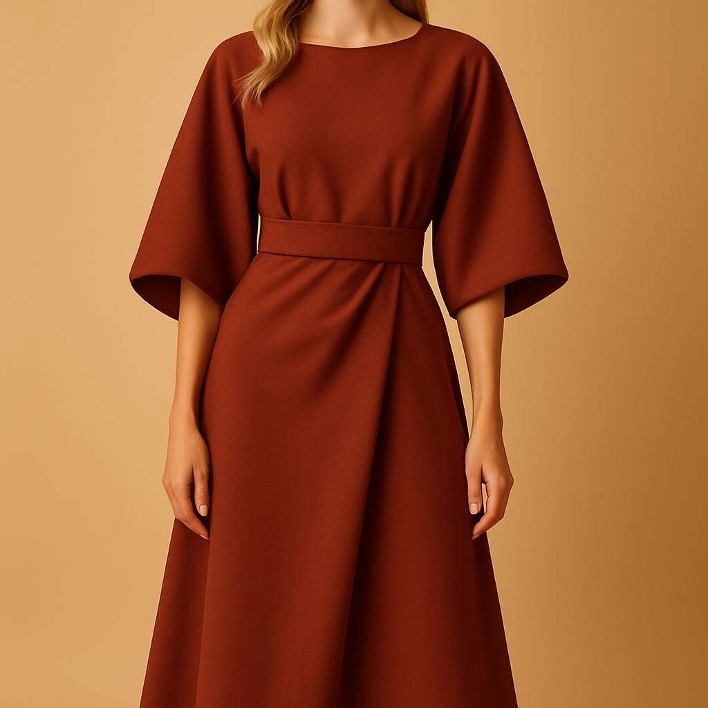Lena™ | Elegant Klänning – Tidlös Stil för Alla Tillfällen