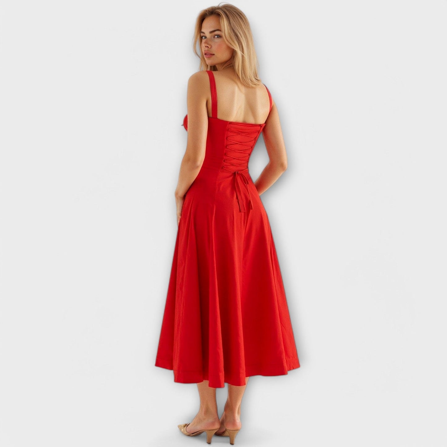 Clara™ | Korsett Midi Klänning