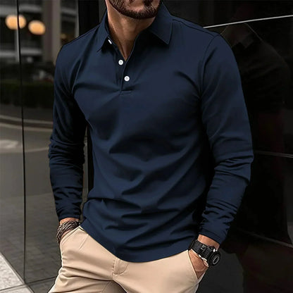 Elliot™ | Casual långärmad polo